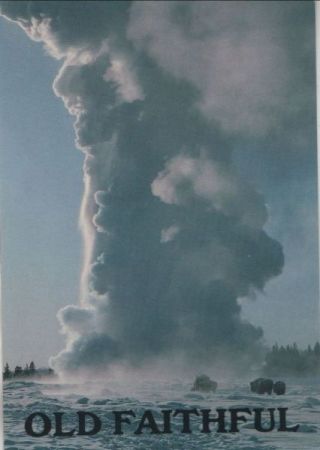 USA - Yellowstone National Park - Old Faithful - 1992 USA - Yellowstone National Park - Old Faithful - 1992