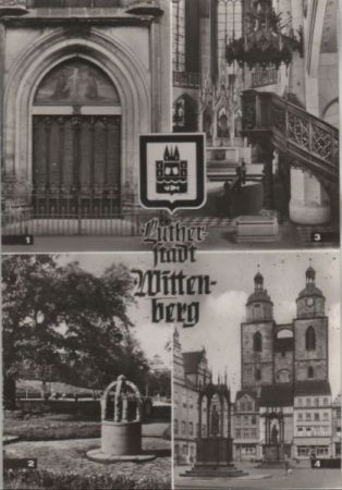 Wittenberg - u.a. Luthers Grab - ca. 1980 Wittenberg - u.a. Luthers Grab - ca. 1980