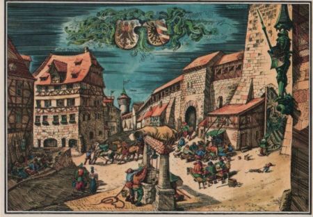 Nürnberg - mit Dürer-Haus - ca. 1980 Nürnberg - mit Dürer-Haus - ca. 1980