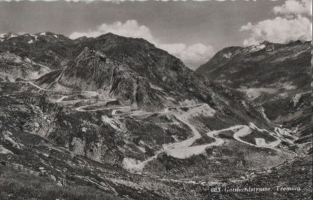 Schweiz - Gotthardpass - Tremola - 1957 Schweiz - Gotthardpass - Tremola - 1957