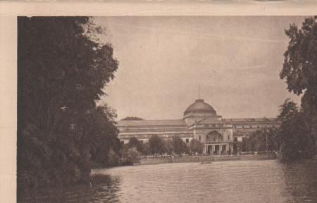 Wiesbaden - Kurhaus, Gartenterrasse Weiher - ca. 1935 Wiesbaden - Kurhaus, Gartenterrasse Weiher - ca. 1935