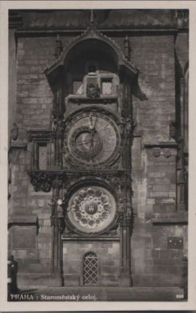 Tschechien - Prag - Praha - Staromestsky orloj - ca. 1950 Tschechien - Prag - Praha - Staromestsky orloj - ca. 1950