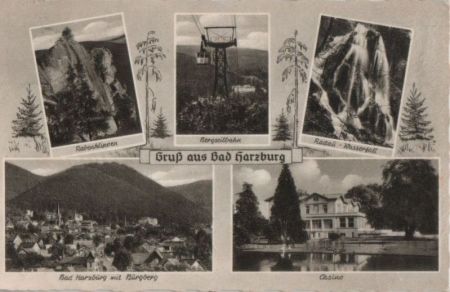 Bad Harzburg - u.a. Bergseilbahn - ca. 1960 Bad Harzburg - u.a. Bergseilbahn - ca. 1960