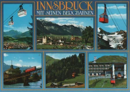Österreich - Innsbruck - Bergbahnen - ca. 1985 Österreich - Innsbruck - Bergbahnen - ca. 1985