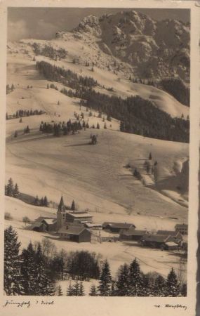 Österreich - Jungholz - damals deutsches Wirtschaftsgebiet - 1936 Österreich - Jungholz - damals deutsches Wirtschaftsgebiet - 1936