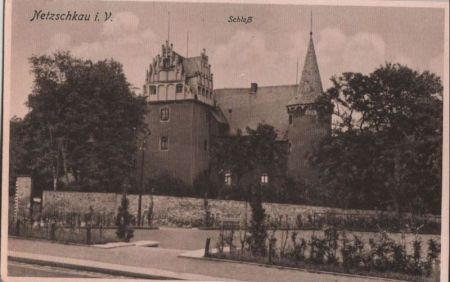 Netzschkau - Schloß - ca. 1950 Netzschkau - Schloß - ca. 1950
