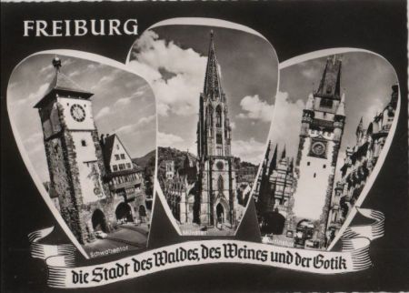 Freiburg - u.a. Schwabentor - ca. 1965 Freiburg - u.a. Schwabentor - ca. 1965