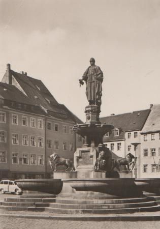 Freiberg - Denkmal Otto der Reiche - ca. 1965 Freiberg - Denkmal Otto der Reiche - ca. 1965
