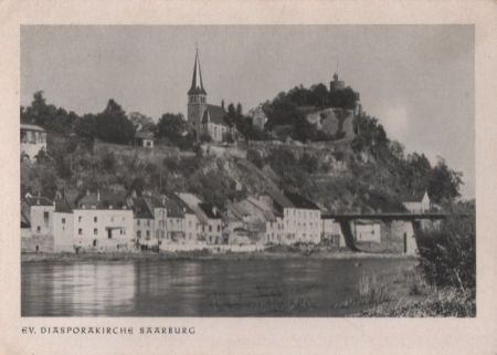 Saarburg - Ev. Diasporakirche - ca. 1965 Saarburg - Ev. Diasporakirche - ca. 1965