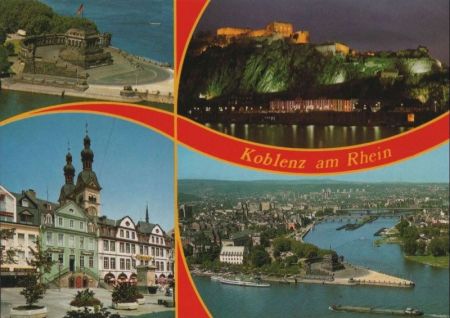 Koblenz - 4 Teilbilder - ca. 1980 Koblenz - 4 Teilbilder - ca. 1980