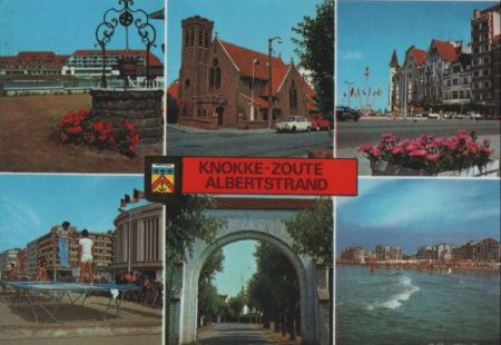 Belgien - Knokke - Zoute, Albertstrand - 1981 Belgien - Knokke - Zoute, Albertstrand - 1981