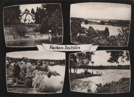 Rheinsberg-Flecken Zechlin - mit 4 Bildern - 1967 Rheinsberg-Flecken Zechlin - mit 4 Bildern - 1967