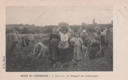 Musee du Luxembourg - Le Rappel des Glaneuses - ca. 1935 Musee du Luxembourg - Le Rappel des Glaneuses - ca. 1935