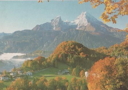 Berchtesgaden - Watzmann im Herbst - ca. 1985 Berchtesgaden - Watzmann im Herbst - ca. 1985