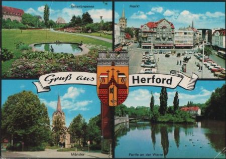 Herford - u.a. Markt - 1974 Herford - u.a. Markt - 1974