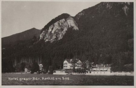 Kochel am See - Hotel grauer Bär - ca. 1950 Kochel am See - Hotel grauer Bär - ca. 1950