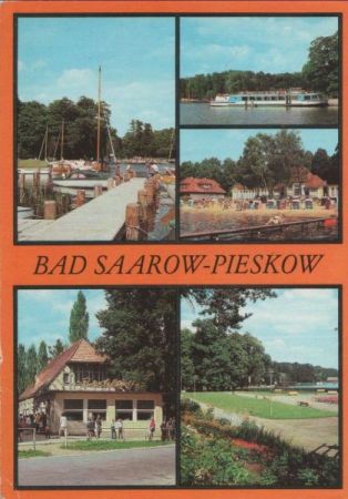 Bad Saarow-Pieskow - u.a. Sampferanlegestelle Schwanenwiese - ca. 1980 Bad Saarow-Pieskow - u.a. Sampferanlegestelle Schwanenwiese - ca. 1980