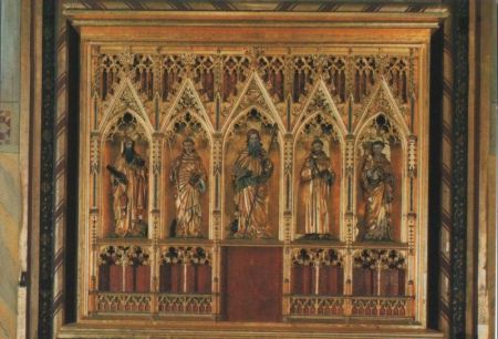 Kevelaer - Basilika, Altar der Ordensstifter - ca. 1985 Kevelaer - Basilika, Altar der Ordensstifter - ca. 1985