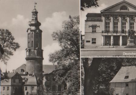 Weimar u.a. Nationaltheater - ca. 1955 Weimar u.a. Nationaltheater - ca. 1955