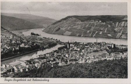 Bingen - mit Bingerbrück und Nahe - 1954 Bingen - mit Bingerbrück und Nahe - 1954