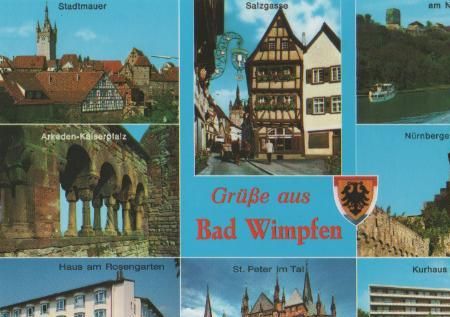 Bad Wimpfen u.a. Stadtmauer - ca. 1995 Bad Wimpfen u.a. Stadtmauer - ca. 1995