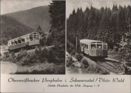 Oberweißbach - Bergbahn - 1971 Oberweißbach - Bergbahn - 1971