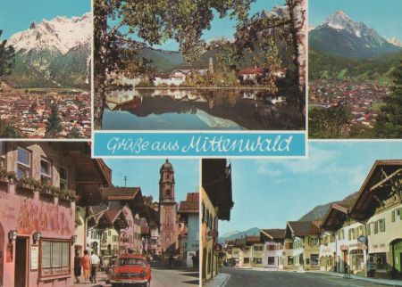 Mittenwald - u.a. Kurpark - 1977 Mittenwald - u.a. Kurpark - 1977