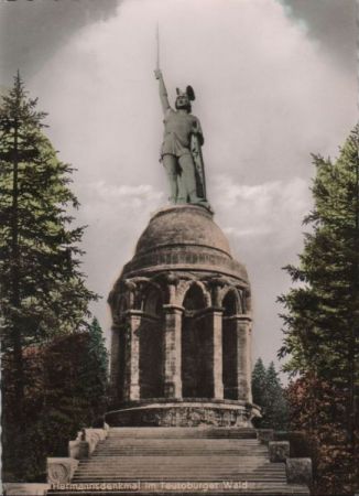 Hermannsdenkmal bei Hiddesen - 1960 Hermannsdenkmal bei Hiddesen - 1960