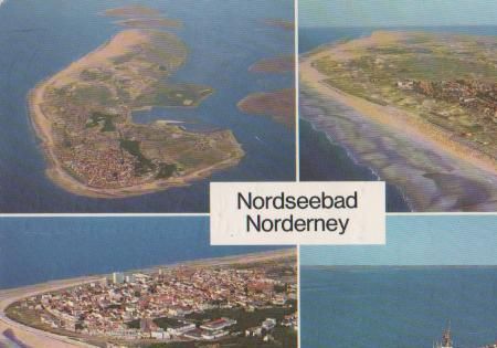 Nordseebad Norderney - 4 Luftbilder - ca. 1975 Nordseebad Norderney - 4 Luftbilder - ca. 1975