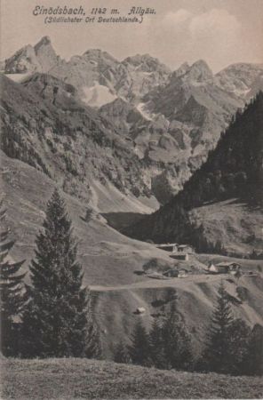 Oberstdorf-Einödsbach - ca. 1935 Oberstdorf-Einödsbach - ca. 1935