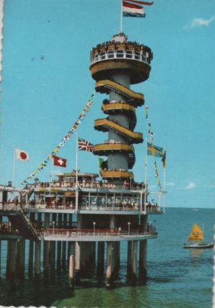 Niederlande - Den Haag, Scheveningen - Uitkijktoren Pier - 1969 Niederlande - Den Haag, Scheveningen - Uitkijktoren Pier - 1969