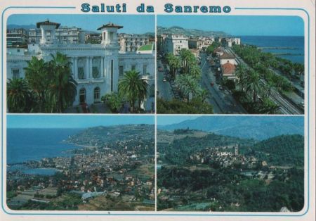 Italien - Sanremo - San Remo - 4 Teilbilder - ca. 1995 Italien - Sanremo - San Remo - 4 Teilbilder - ca. 1995
