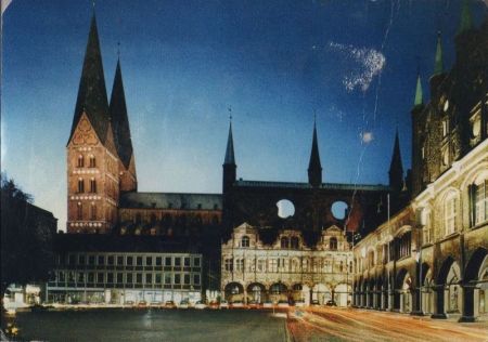 Lübeck - Marktplatz - 1971 Lübeck - Marktplatz - 1971