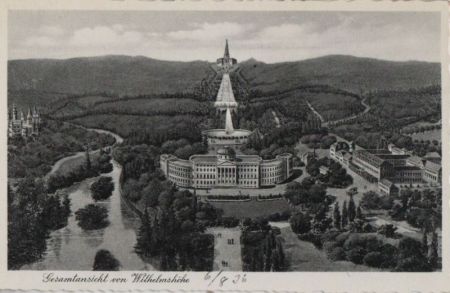 Kassel-Wilhelmshöhe - Gesamtansicht - ca. 1950 Kassel-Wilhelmshöhe - Gesamtansicht - ca. 1950