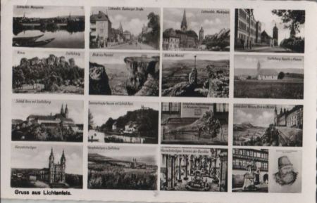 Lichtenfels - u.a. Vierzehnheiligen - ca. 1955 Lichtenfels - u.a. Vierzehnheiligen - ca. 1955