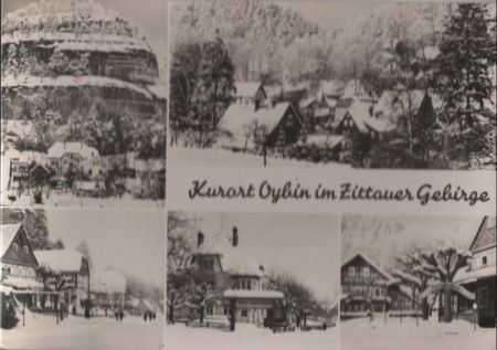 Kurort Oybin - Winter im Zittauer Gebirge - 1972 Kurort Oybin - Winter im Zittauer Gebirge - 1972