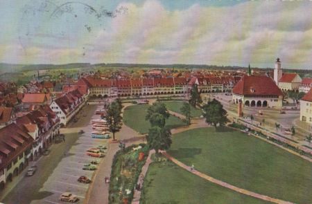Freudenstadt - Unterer Markt - 1961 Freudenstadt - Unterer Markt - 1961