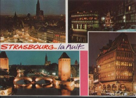 Frankreich - Strasbourg - La nuit - 1979 Frankreich - Strasbourg - La nuit - 1979