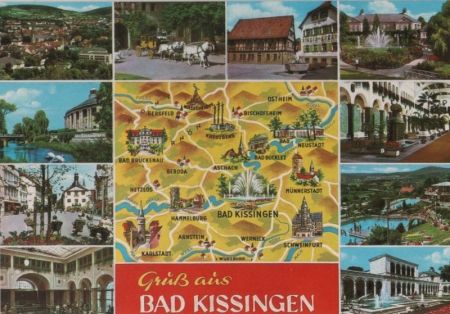 Bad Kissingen - mit 10 Bildern - ca. 1980 Bad Kissingen - mit 10 Bildern - ca. 1980