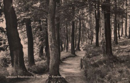 Friedrichroda - Kanzlerweg - 1962 Friedrichroda - Kanzlerweg - 1962