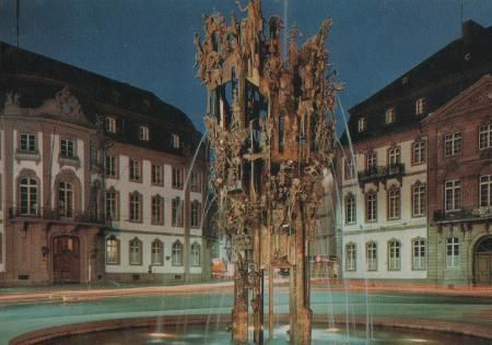 Mainz am Rhein - Mainz - Fastnachtsbrunnen - ca. 1975 Mainz am Rhein - Mainz - Fastnachtsbrunnen - ca. 1975