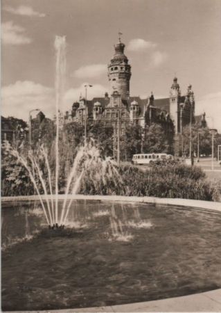 Leipzig - Neues Rathaus - 1971 Leipzig - Neues Rathaus - 1971