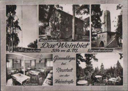 Neustadt-Gimmeldingen - Das Weinbiet, u.a. Terrasse - ca. 1960 Neustadt-Gimmeldingen - Das Weinbiet, u.a. Terrasse - ca. 1960