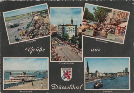 Düsseldorf - u.a. Stadtbild - 1961 Düsseldorf - u.a. Stadtbild - 1961