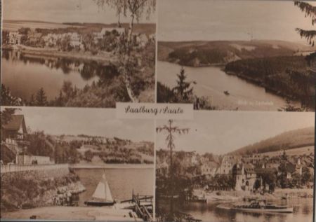 Saalburg-Ebersdorf - mit 4 Bildern - 1961 Saalburg-Ebersdorf - mit 4 Bildern - 1961
