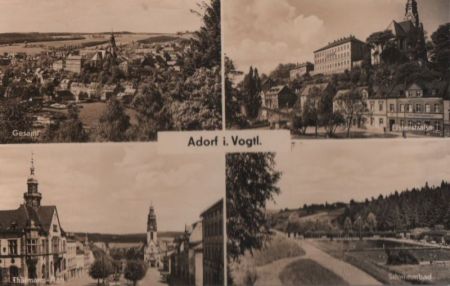 Adorf - u.a. Schwimmbad - 1966 Adorf - u.a. Schwimmbad - 1966