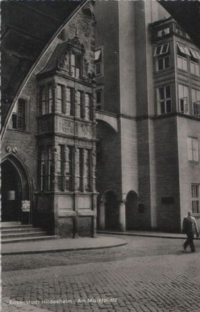 Hildesheim - Am Marktplatz - ca. 1955 Hildesheim - Am Marktplatz - ca. 1955