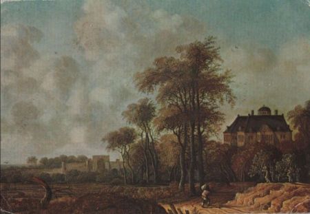 Landschaft mit dem Huis ten Bosch - 1982 Landschaft mit dem Huis ten Bosch - 1982