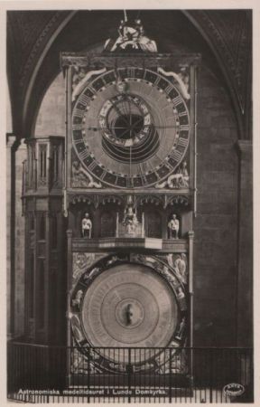 Schweden - Lund - Domkyrka, Astronomiska medeltidsuret - 1952 Schweden - Lund - Domkyrka, Astronomiska medeltidsuret - 1952