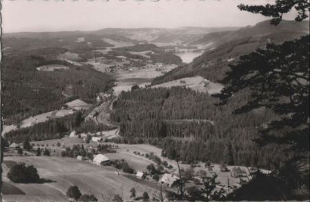 Feldberg-Bärental - Blick vom Drehkopf - ca. 1960 Feldberg-Bärental - Blick vom Drehkopf - ca. 1960